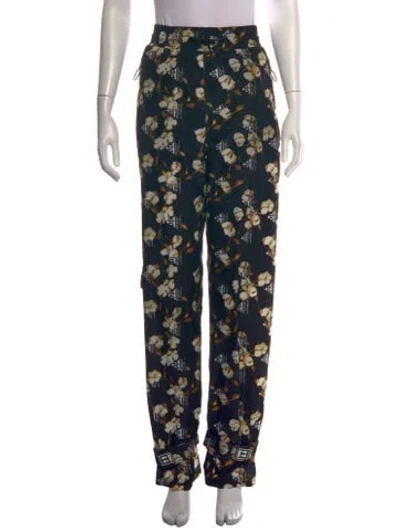 Pre-owned Off-white 2019 Wide Leg Pants In Black