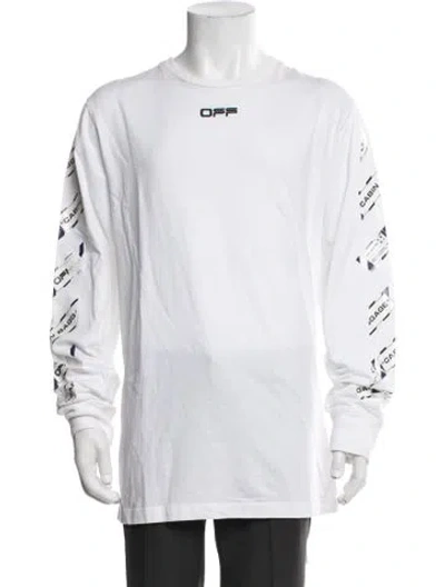 Pre-owned Off-white 2020 Airport Tape Arrow T-shirt In White