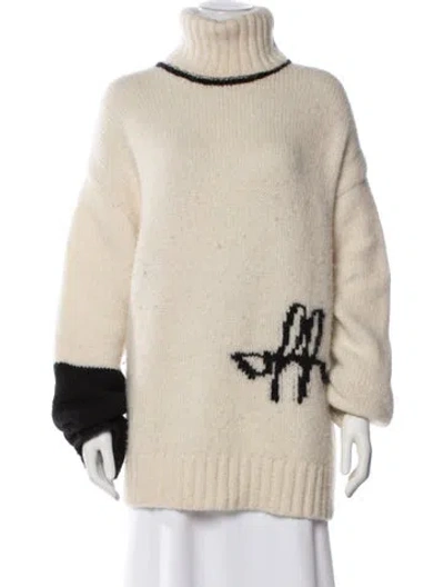 Pre-owned Off-white 2020 Alpaca Sweater In Neutral