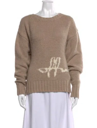 Pre-owned Off-white 2020 Alpaca Sweater In Neutrals
