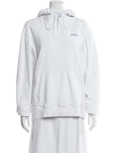 Pre-owned Off-white 2020 Arrow Hoodie In White