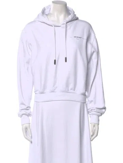 Pre-owned Off-white 2020 Arrows Hoodie In White