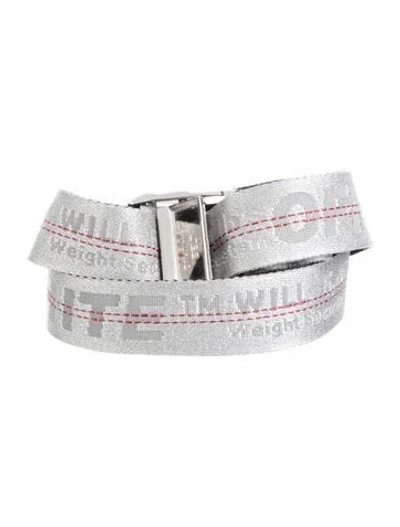 Pre-owned Off-white 2020 Belt In Silver
