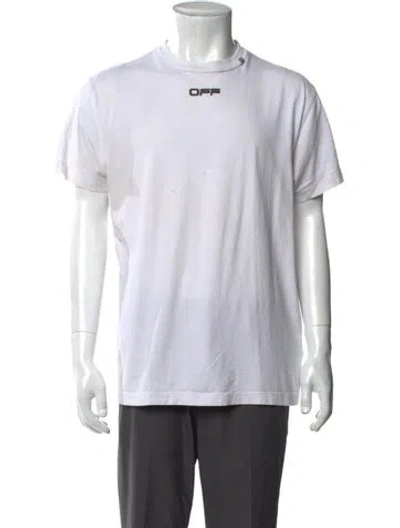Pre-owned Off-white 2020 Caravaggio Arrow T-shirt In White