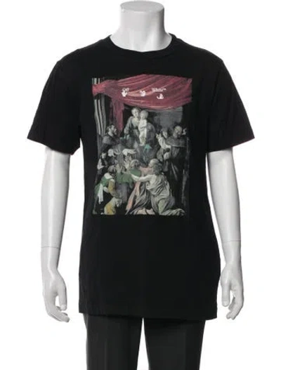 Pre-owned Off-white 2020 Caravaggio Arrows T-shirt In Black