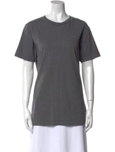 Pre-owned Off-white 2020 Crew Neck T-shirt In Gray