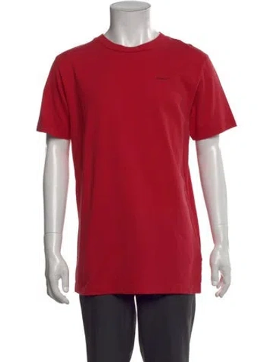 Pre-owned Off-white 2020 Crew Neck T-shirt In Red