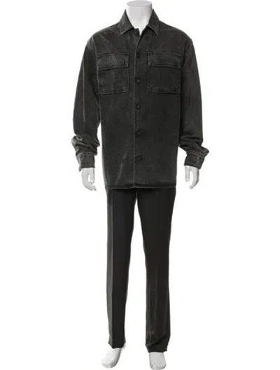 Pre-owned Off-white 2020 Denim Jacket In Green
