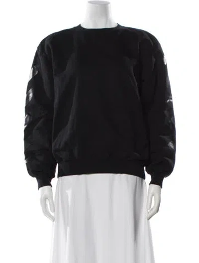 Pre-owned Off-white 2020 Diagonals Sweatshirt In Black
