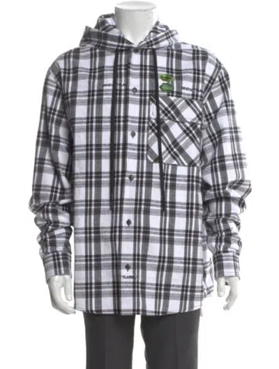 Pre-owned Off-white 2020 Flannel Hoodie In Multi