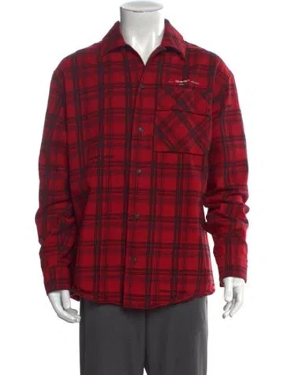 Pre-owned Off-white 2020 Flannel Shirt In Red