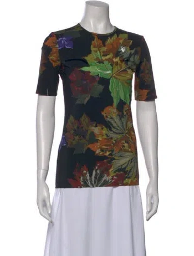 Pre-owned Off-white 2020 Floral Print T-shirt In Multi
