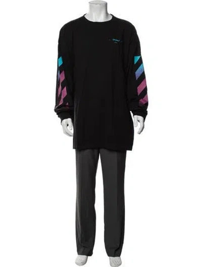 Pre-owned Off-white 2020 Gradient Arrows T-shirt In Black