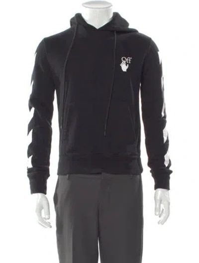 Pre-owned Off-white 2020 Graphic Print Hoodie In Black