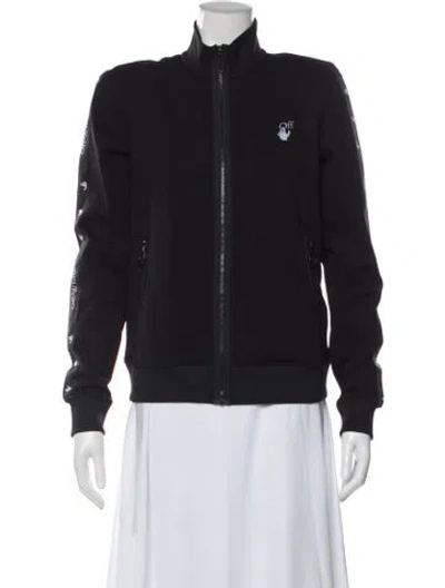 Pre-owned Off-white 2020 Graphic Print Jacket In Black