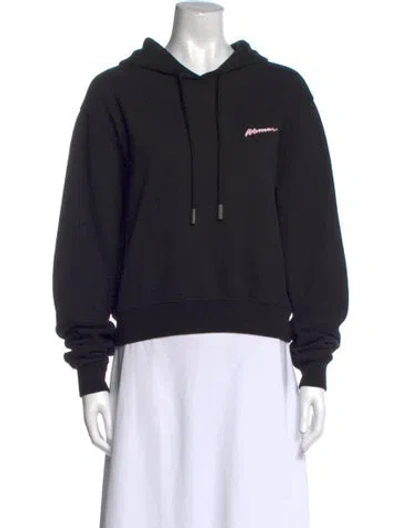 Pre-owned Off-white 2020 Graphic Print Sweatshirt In Black