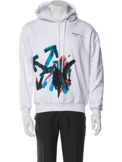 Pre-owned Off-white 2020 Graphic Print Sweatshirt In White