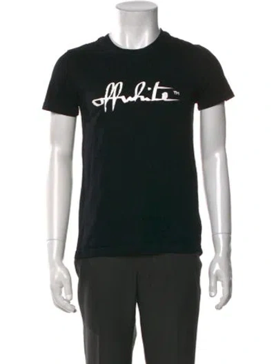 Pre-owned Off-white 2020 Graphic Print Top In Black
