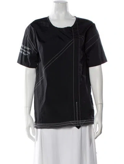 Pre-owned Off-white 2020 Graphic Print Top W/ Tags In Gray