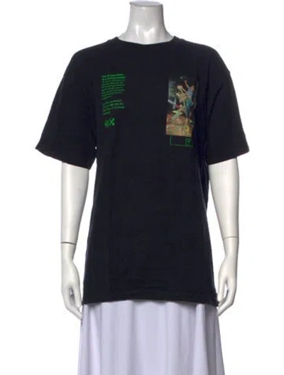 Pre-owned Off-white 2020 Graphic Print T-shirt In Black