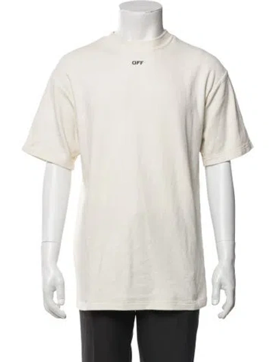 Pre-owned Off-white 2020 Graphic Print T-shirt In Neutral