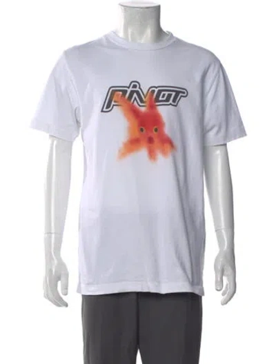 Pre-owned Off-white 2020 Graphic Print T-shirt In White