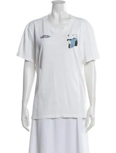 Pre-owned Off-white 2020 Graphic Print T-shirt In White
