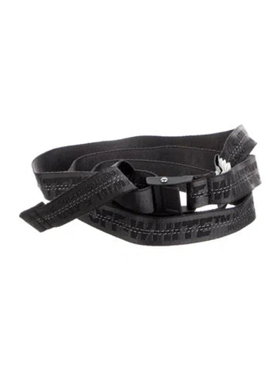 Pre-owned Off-white 2020 Industrial Waist Belt In Black