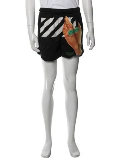 Pre-owned Off-white 2020 Jogger Shorts In Black