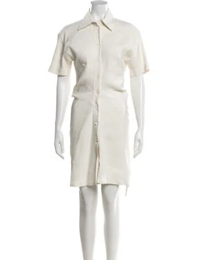 Pre-owned Off-white 2020 Knee-length Dress In Neutrals