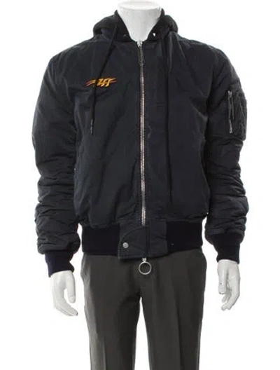 Pre-owned Off-white 2020 Logo Windbreaker In Gray