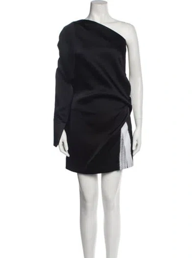 Pre-owned Off-white 2020 Mini Dress In Black