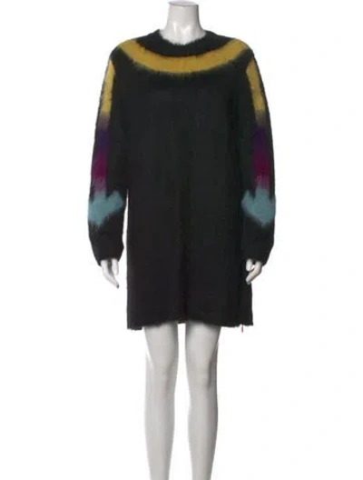 Pre-owned Off-white 2020 Mini Dress In Black
