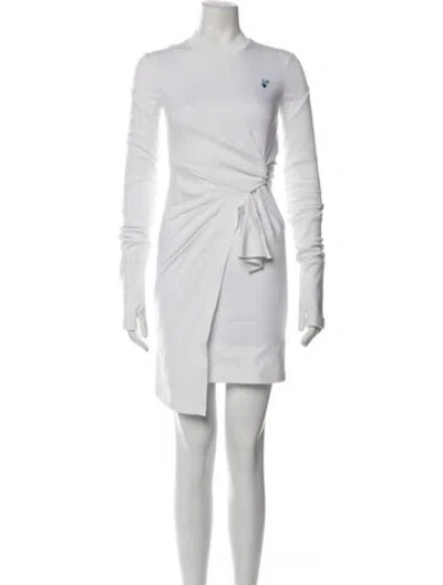 Pre-owned Off-white 2020 Mini Dress In White
