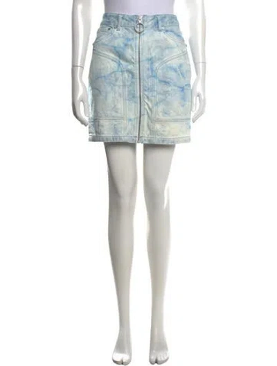 Pre-owned Off-white 2020 Mini Skirt In Blue