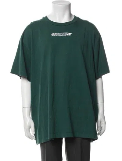 Pre-owned Off-white 2020 Painters Hand T-shirt In Green