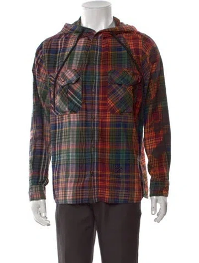 Pre-owned Off-white 2020 Plaid Print Sweatshirt In Multicolor