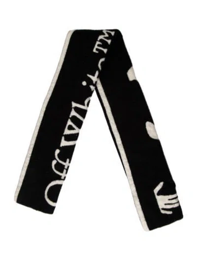 Pre-owned Off-white 2020 Printed Scarf In Purple