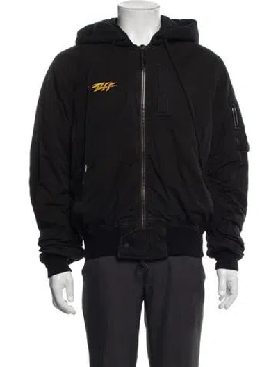 Pre-owned Off-white 2020 Signature Logo Jacket In Black
