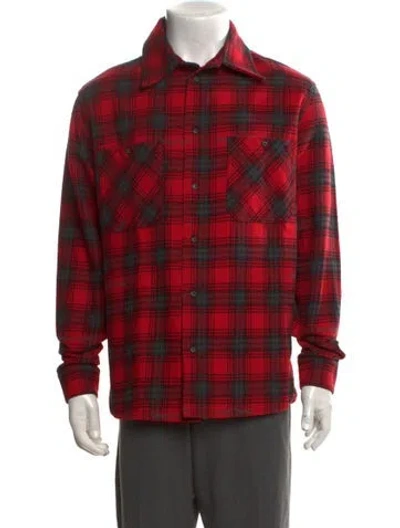 Pre-owned Off-white 2020 Signature Logo Shirt In Red