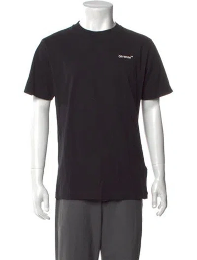 Pre-owned Off-white 2020 Signature Logo T-shirt In Black