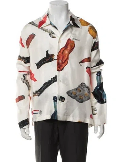 Pre-owned Off-white 2020 Silk Shirt In Neutrals/white