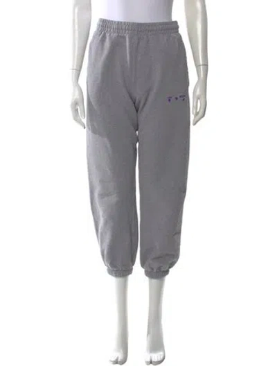 Pre-owned Off-white 2020 Skinny Leg Pants In Gray