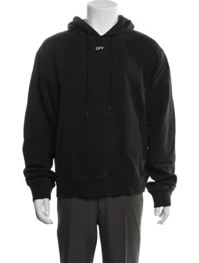 Pre-owned Off-white 2020 Stencil Arrows Hoodie In Black