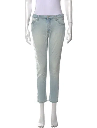 Pre-owned Off-white 2020 Straight Leg Jeans In Blue