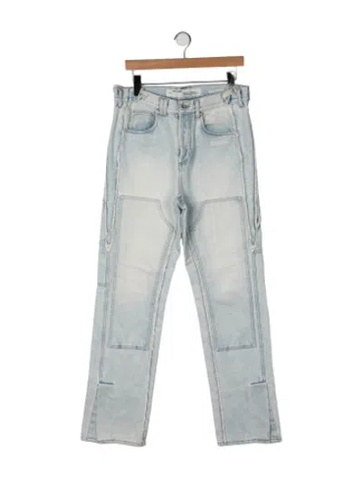Pre-owned Off-white 2020 Straight Leg Jeans In Green