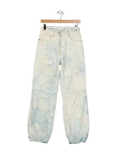 Pre-owned Off-white 2020 Straight Leg Jeans In Neutrals