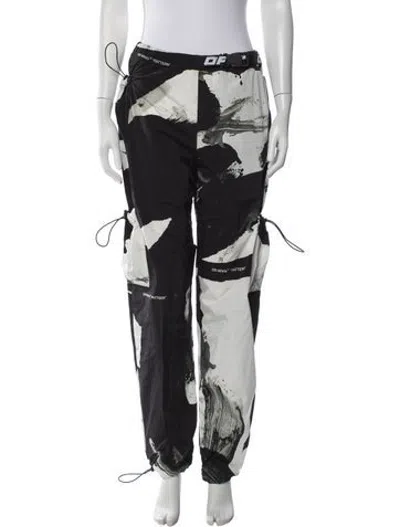 Pre-owned Off-white 2020 Straight Leg Pants In Black
