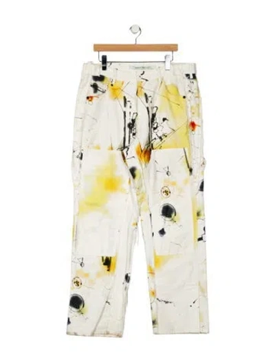 Pre-owned Off-white 2020 Straight-leg Jeans In Neutral