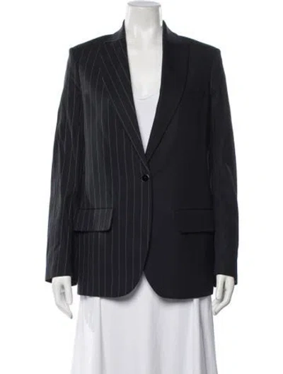 Pre-owned Off-white 2020 Striped Blazer In Blue